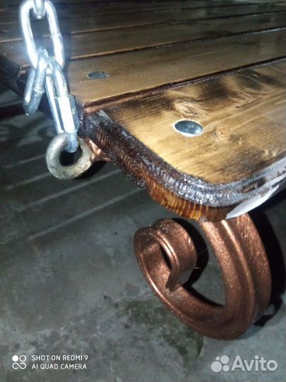 Садовые качели новые лофт