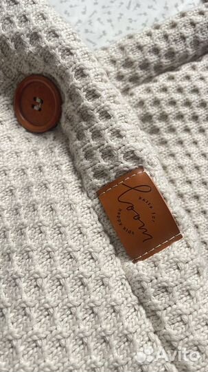 Конверт плед для новорожденного Loomknits