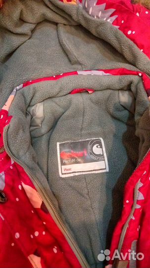 Зимний комбинезон для девочки 86