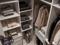 Система хранения вещей для гардеробной под заказ