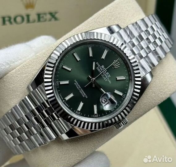 Часы Rolex DateJust Mint Green