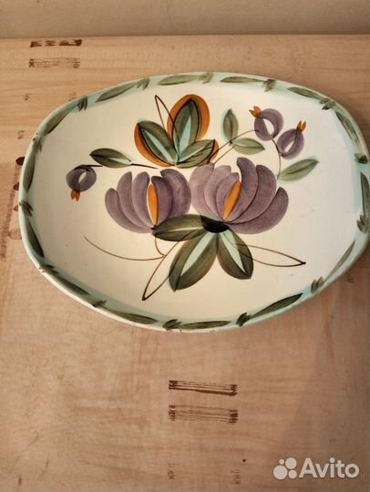 Блюдо фарфор.Зик.Конаково