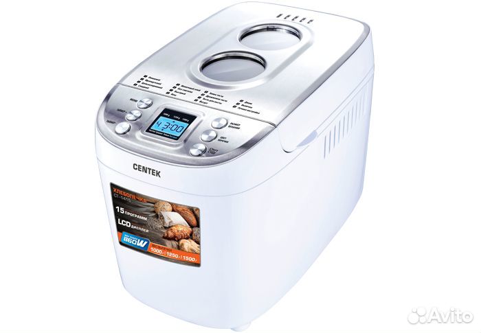 Хлебопечь Centek CT-1415 белый