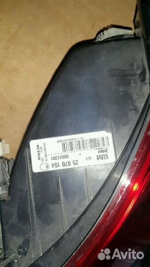 Фонарь задний правый внешний