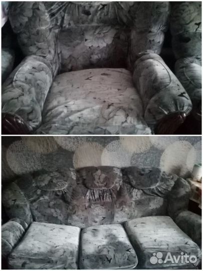 Продаётся мебель (диван и кресло). Самовывоз