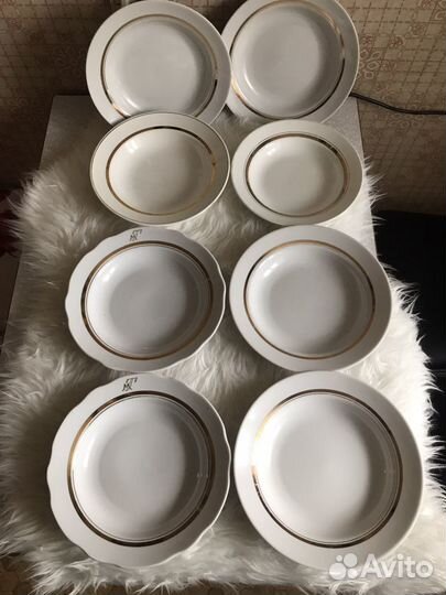 Тарелки суповые Дулево (8 шт.)