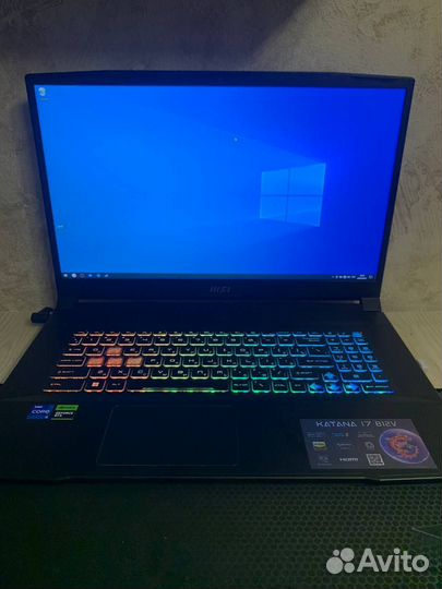 Игровой ноутбук Katana 17 B12VEK