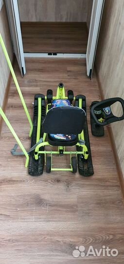 Детский снегокат с ручкой и колёсами Тимка спорт