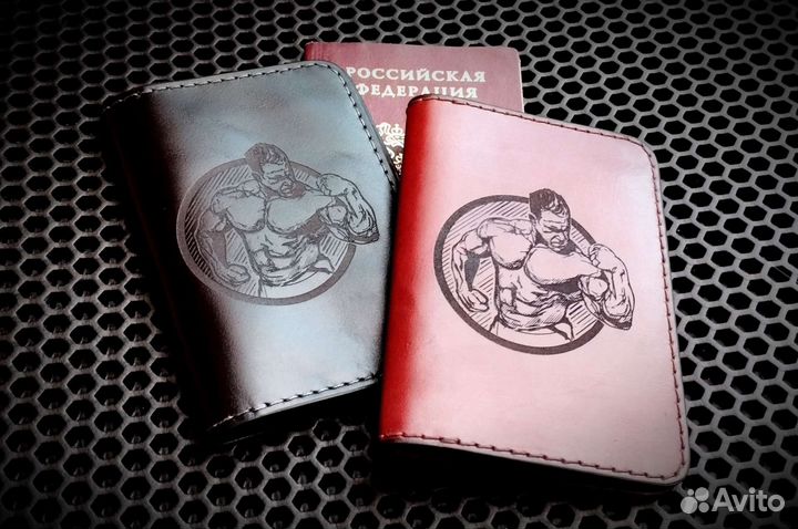 Обложка для документов. Натуральная кожа