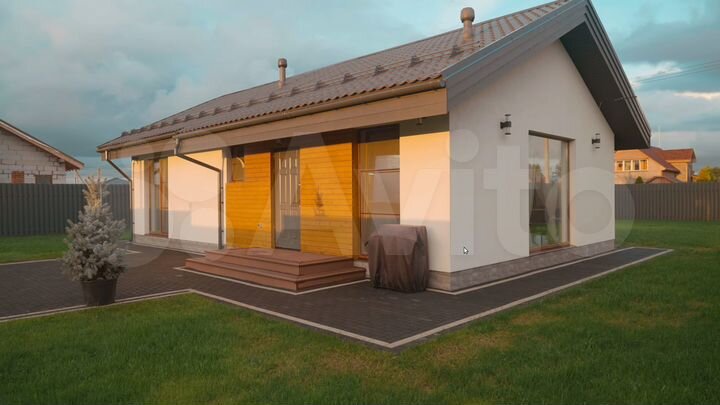 Коттедж 75 м² на участке 10 сот.