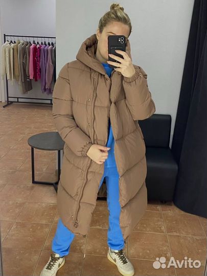 Пуховик зимний женский