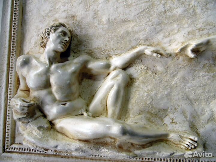 Панно барельеф оригинал Сотворение Адама