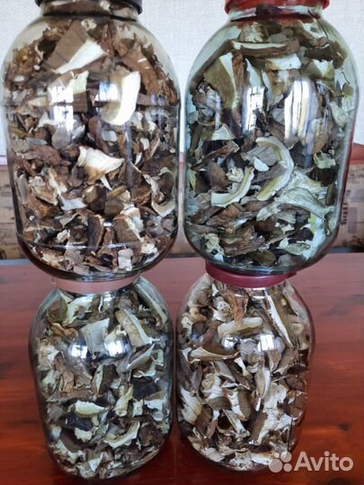 Грибы белые сушеные