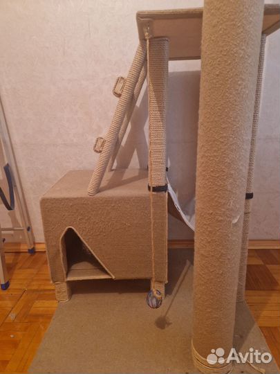 Когтеточка домик для кошки бу