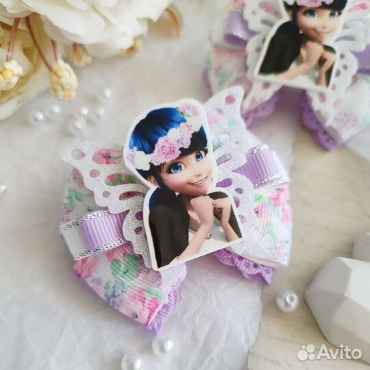 Бантики для волос ручной работы