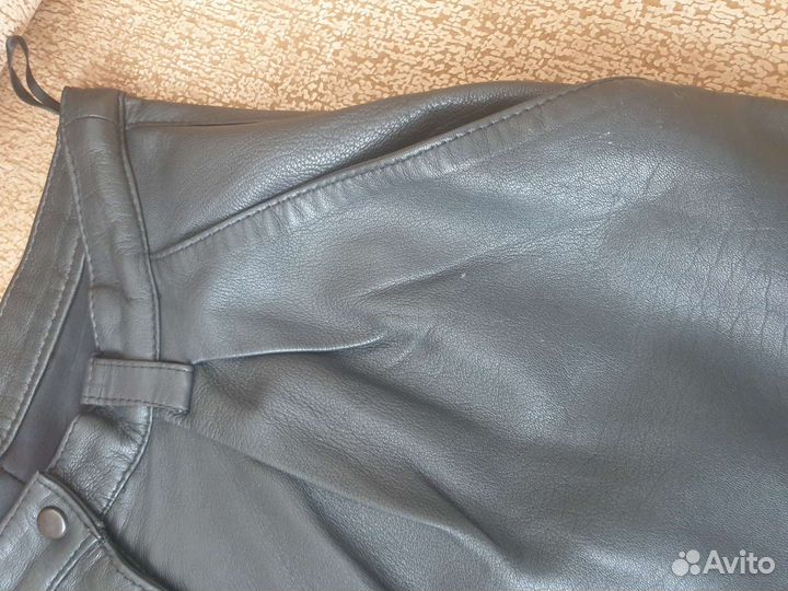 Шорты женские кожаные