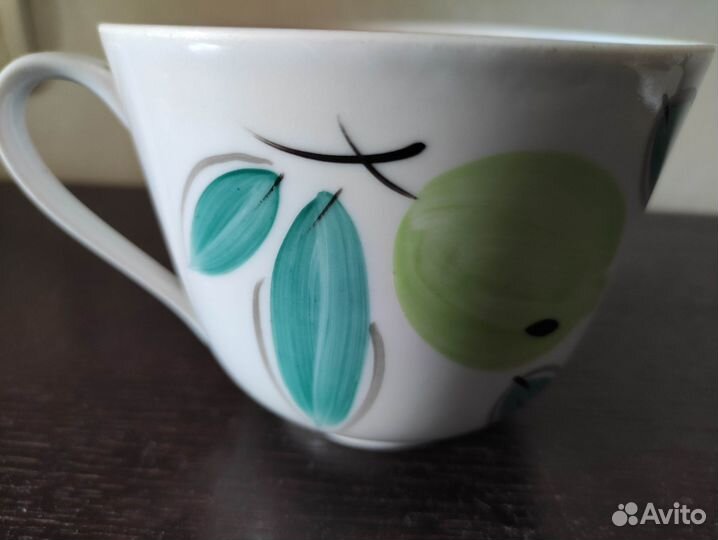 Большая чайная пара Лимоны, Дулево