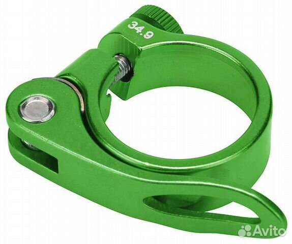 Хомут подседельный BLF-Z1 34,9 алюминиевый, зелены