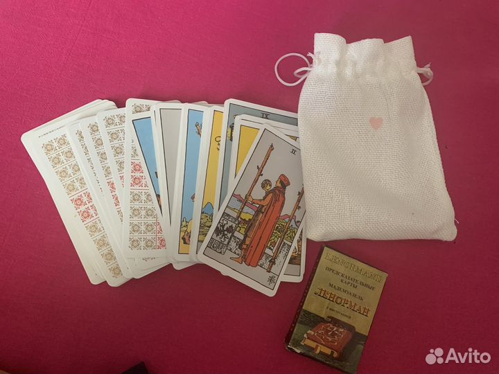 Карты таро Уэйта + карты ленорман