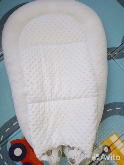 Кокон гнездышко для новорожденных ручной работы