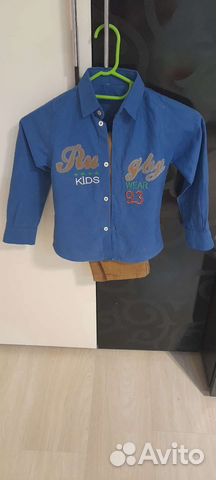 Костюм на мальчика (брюки и рубашка)