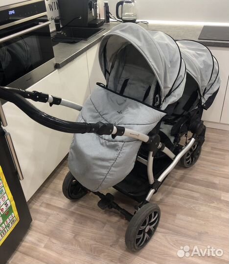 Коляска для двойни/погодок bebetto 42