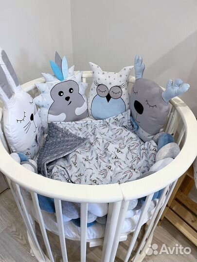 Бортики зверушки косичка