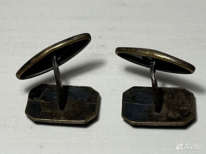 Запонки старинные 1920-е годы, Прогресс эмаль