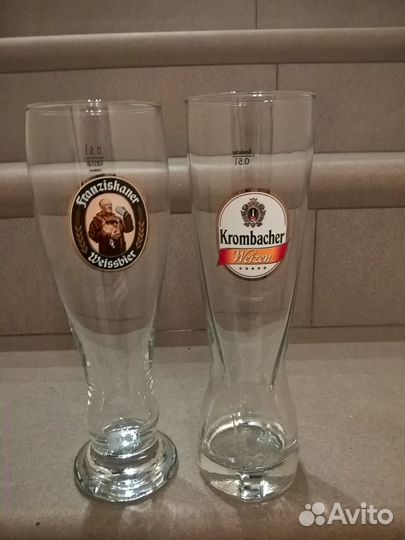 Бокалы под пиво Бельгия, Германия, Россия