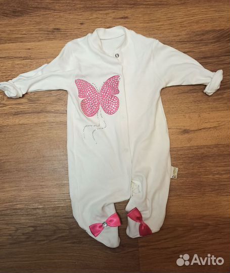 Вещи пакетом для новорожденнойдевочки 56 62
