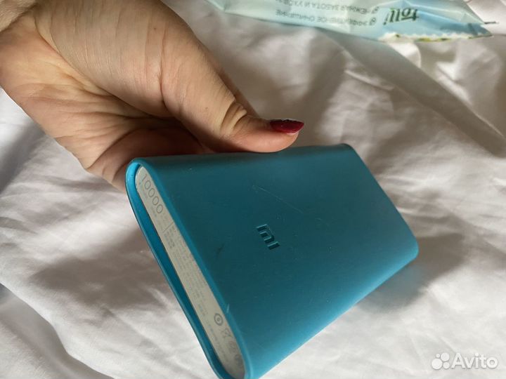 Powerbank xiaomi 10000 с силиконовым чехлом