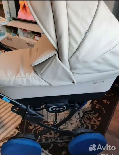 Коляска 2 в 1 эко кожа. AroTeam