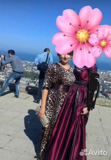 Платье длинное