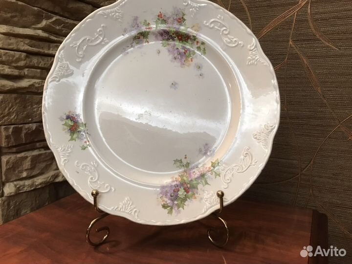 Тарелка дореволюционная, клеймо, Европа