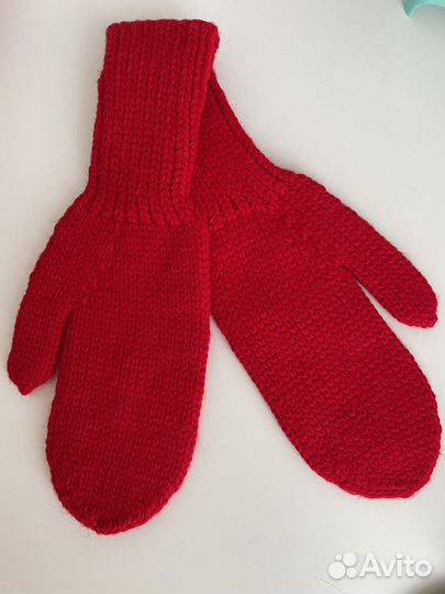 Комплект шапка, шарф и варежки