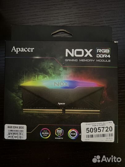 Оперативная память Apacer NOX RGB 16 гб