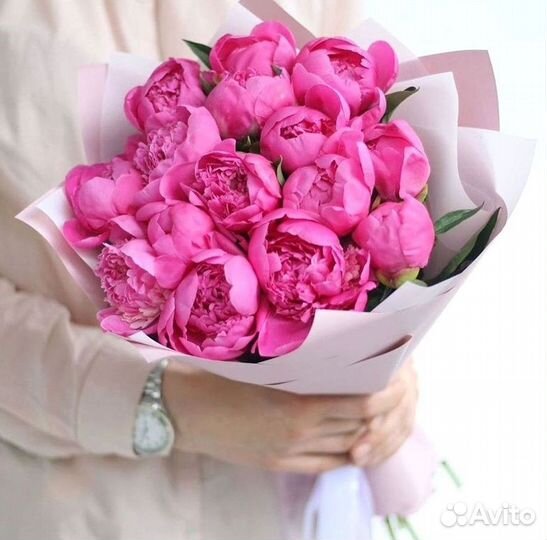 Пионы Букет пионов Доставка цветов