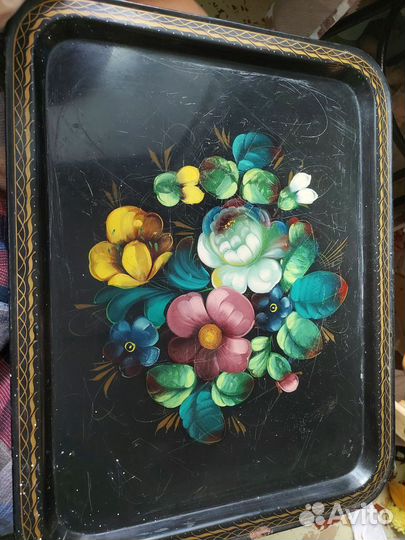 Подносы жостово СССР