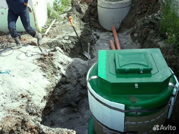 Септик эко Урал 8 переливной