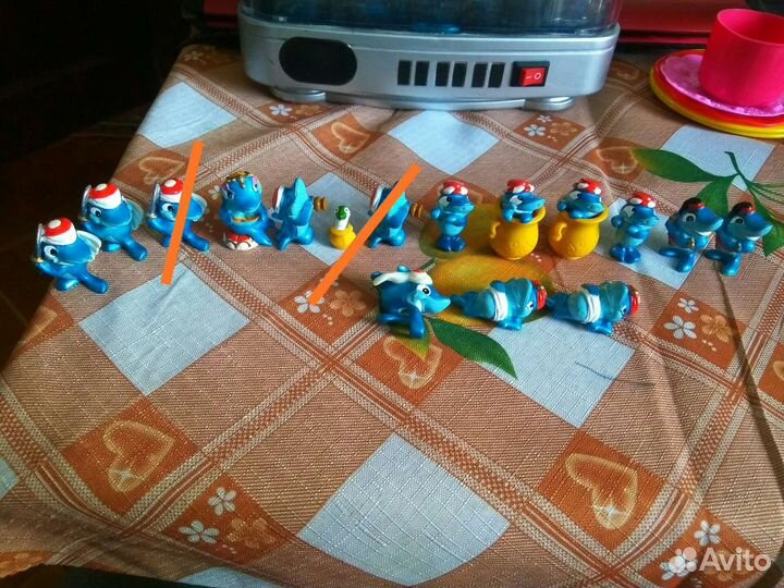 Игрушки из киндер сюрприза 90х