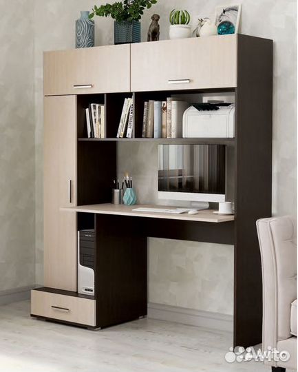 Письменный стол пкс-1 венге/дуб белфорт