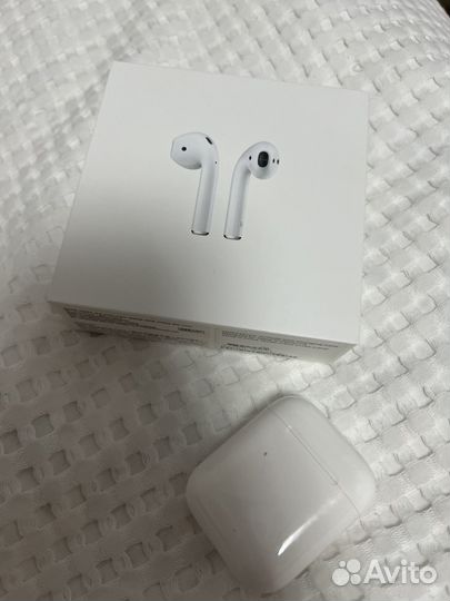 Беспроводные наушники apple airpods 2