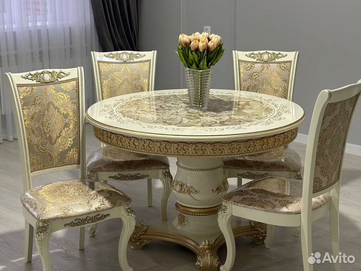 Стол и стулья 50