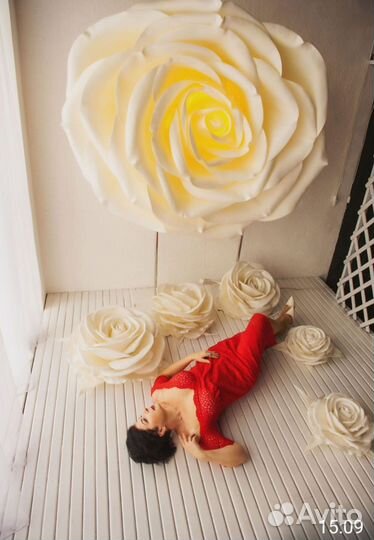 Большие цветы, светильники