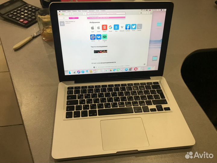 Мощный макбук Apple macbook PRO 13 (SSD+HDD)