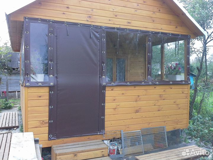 Шторы пвх для беседки