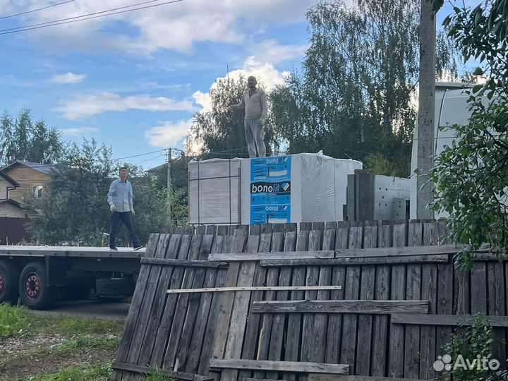 Пеноблоки с завода Бонолит