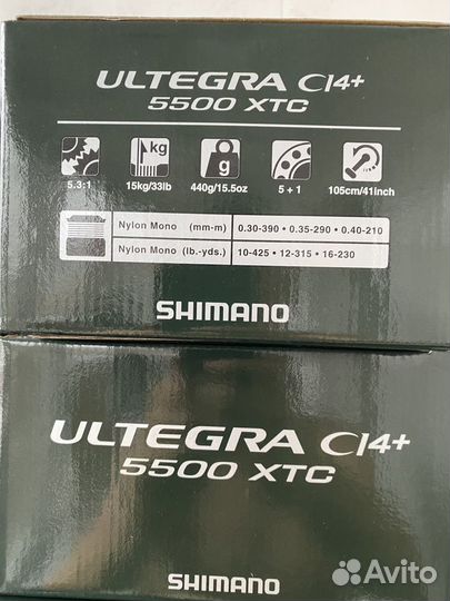 Катушка Shimano Ultegra CI4+ 5500 XTC