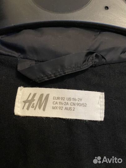 Куртка детская h&m весна осень 92р