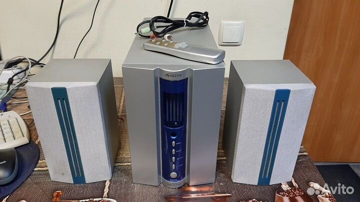 Акустика TopDevice TDE 217/2.1 (38W, дерево, пду)